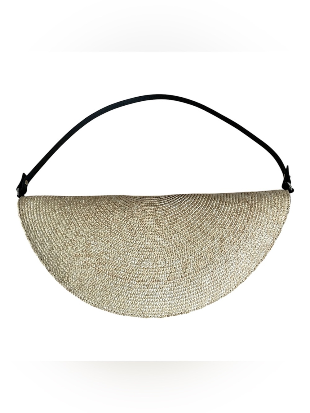 COS Straw Soleil Shoulder Clutch Bag